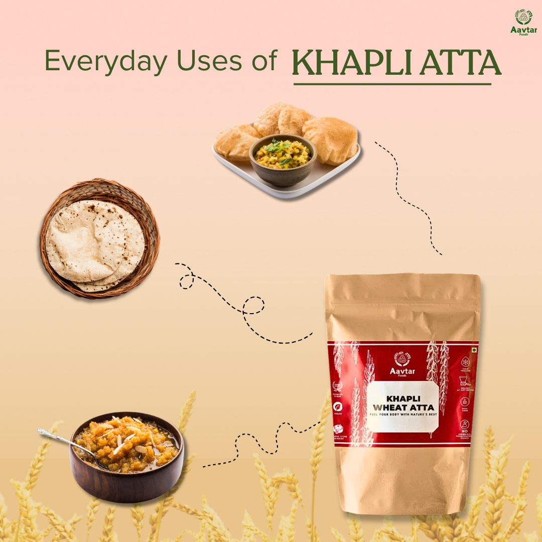 Cold Pressed Khapli Wheat Atta