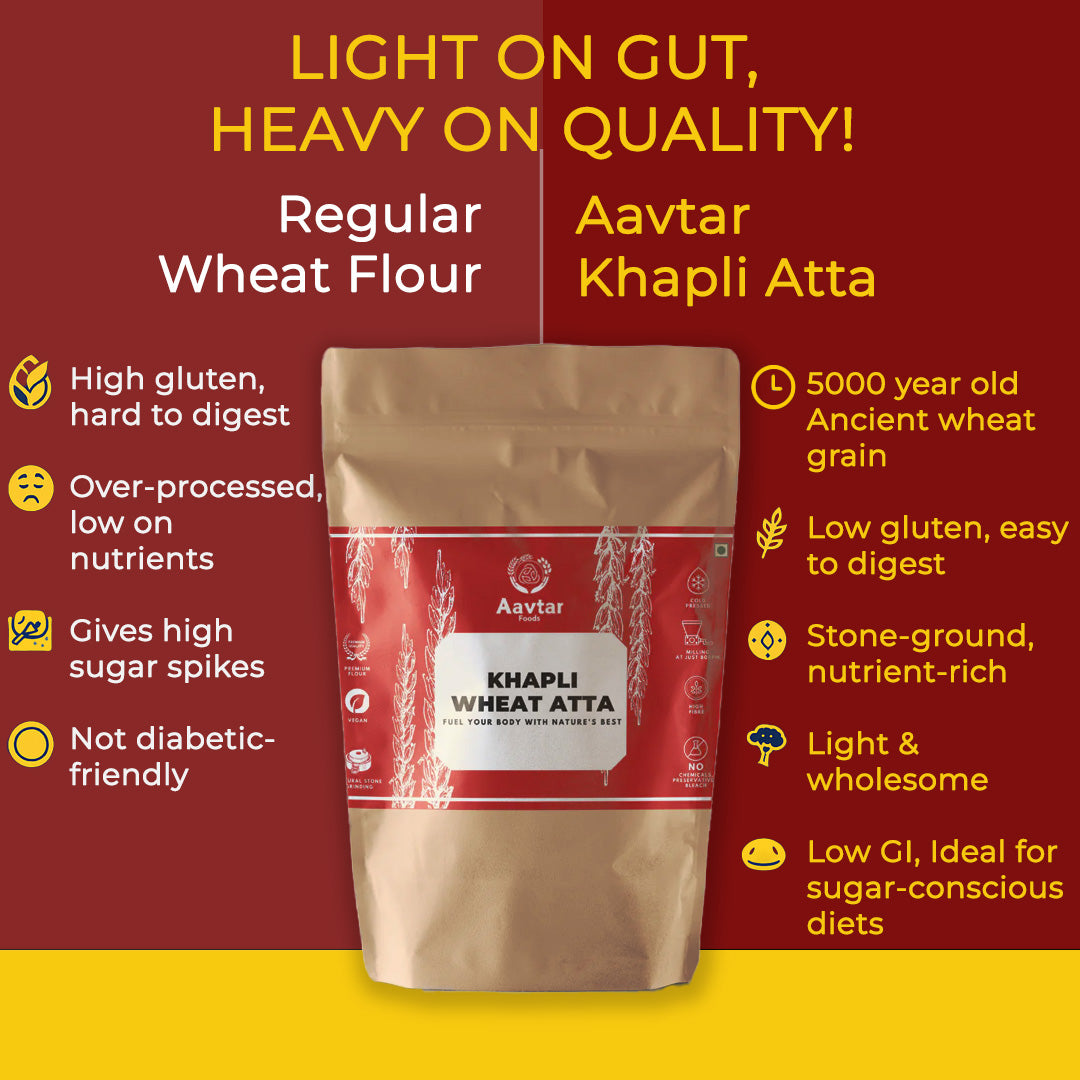 Cold Milled Khapli Wheat Atta